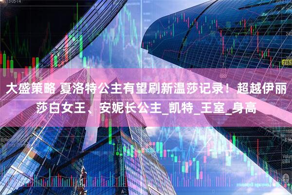 大盛策略 夏洛特公主有望刷新温莎记录！超越伊丽莎白女王、安妮长公主_凯特_王室_身高